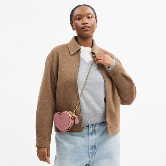 Coach Heart Crossbody Bag 14 With Charms - Picture 2 of 3